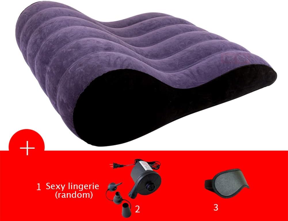 Inflatable Sofa/Yoga Chaise Lounge/Relax Chair - Portable Magic Cushion Ramp Body Pillow Adult Furniture Lounger,70cm*85cm*26cm.