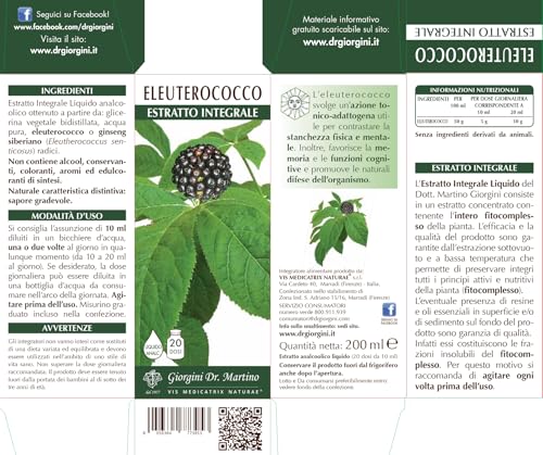Eleuterococco Estr Integr200ml - 5