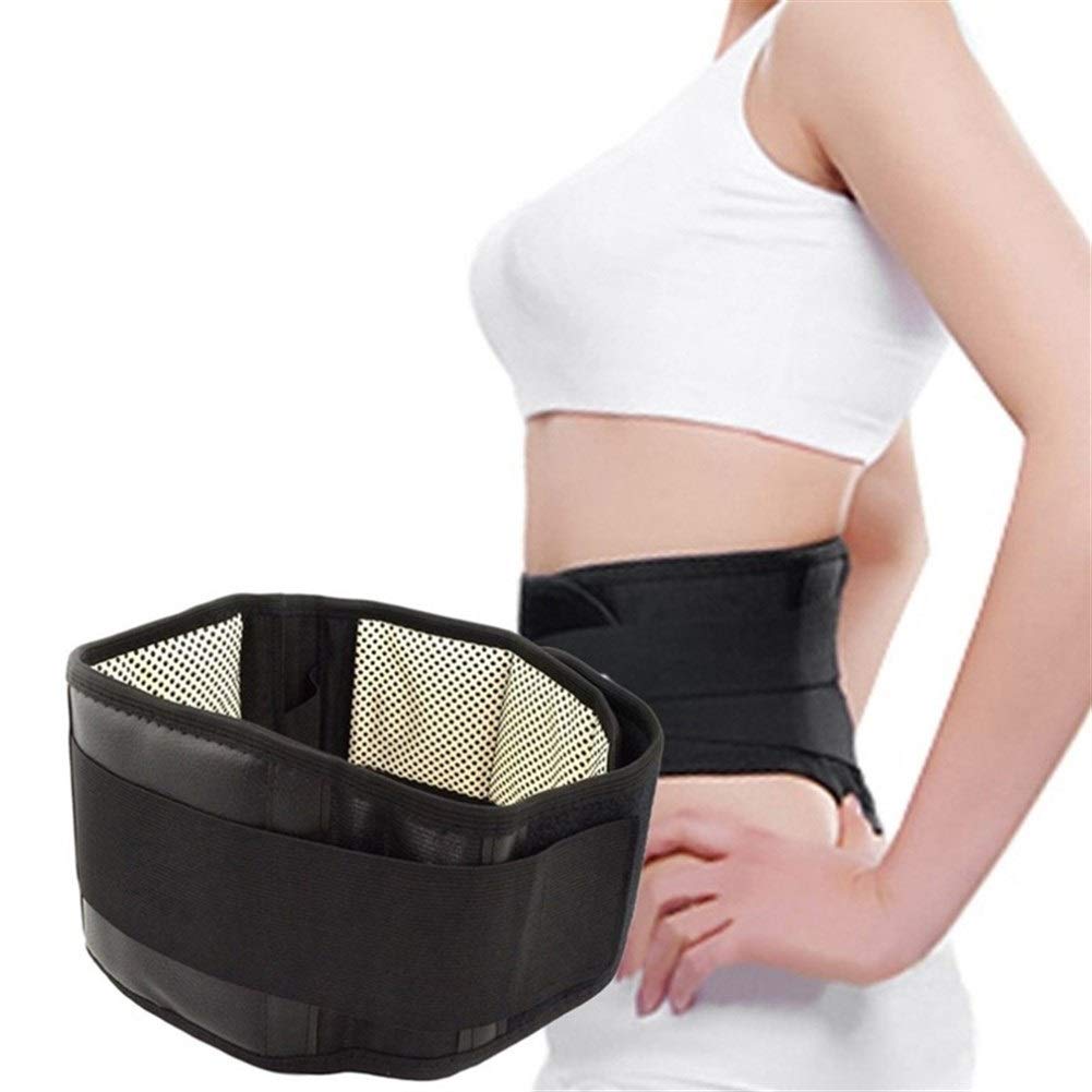 Tutore Lombare Vita Regolabile Tormalina Autoriscaldante Terapia Magnetica Cintura di Supporto for la Schiena Cintura Lombare Fascia for Massaggio Assistenza Sanitaria Uomo Donna,Supporto l