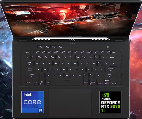 Asus Mux Rog Zephyrus 16" Wqxga（2560 X 1600） 165Hz Gaming Laptop-Intel Core I9-12900H, Nvidia Geforce Rtx 3070 Ti-Ddr5 Memory, Thunderbolt 4, With Hdmi Cable (40Gb Ram|2Tb Pcie Ssd) #TOP2