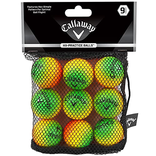Callaway HX Multicolor Practice Golf Balls 9-Pack