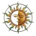 Bronze Sun Wall Art, for Indoor or Outdoor Use, 18" Round
