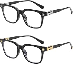 Chrome Heart Glasses with Blue Light Filter, Clear Glasses Men Collection