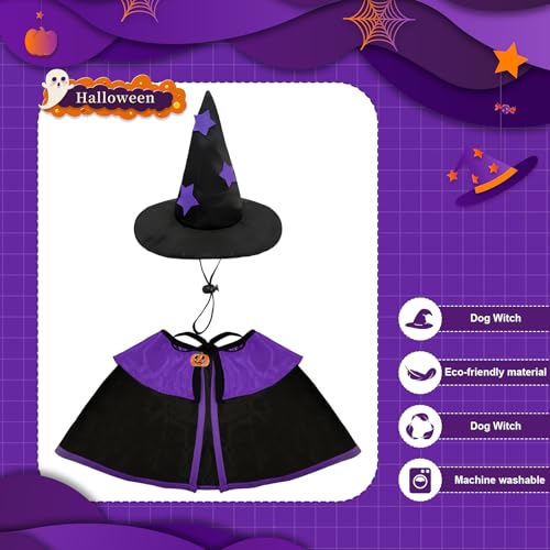 Disfraz de Bruja para Perro Mediano y Grande Halloween miniatura 4