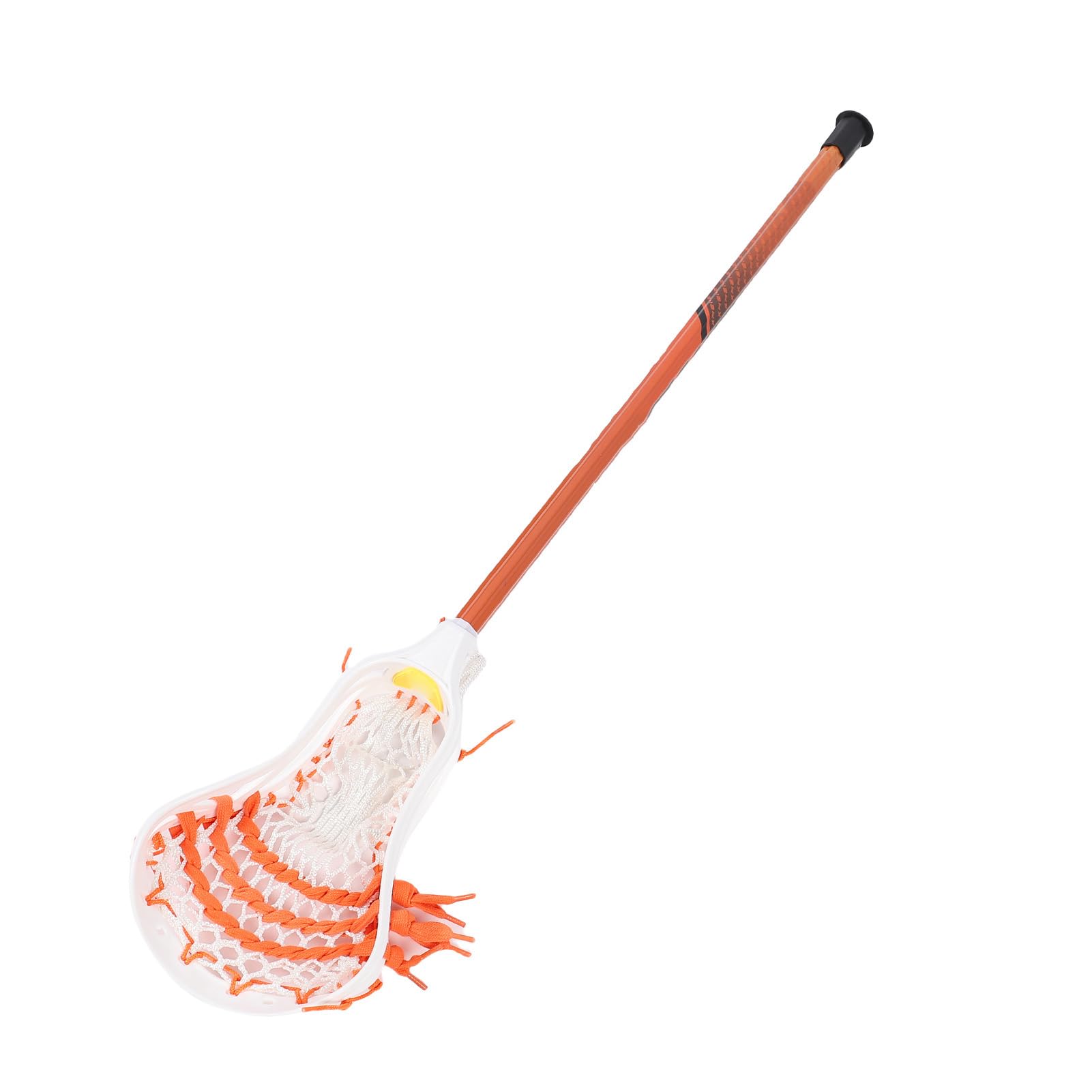 Alomejor Giovane Bastoncino di Lacrosse Stick per Costruzioni Professionali in Lega di Alluminio Robusto per Bambini di Lacrosse, Giocattolo Divertente da 24 Pollici (Orange)