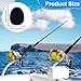 Playexen 6 Pack Fishing Lure Shield, 6 inch Lure Covers for Rod with Hook and Loop Fastener, Fishing Hook Covers Bait Storage Protector (Medium-6inch)
