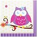 Owl Blossom Party Supplies - Lunch Napkins (16)