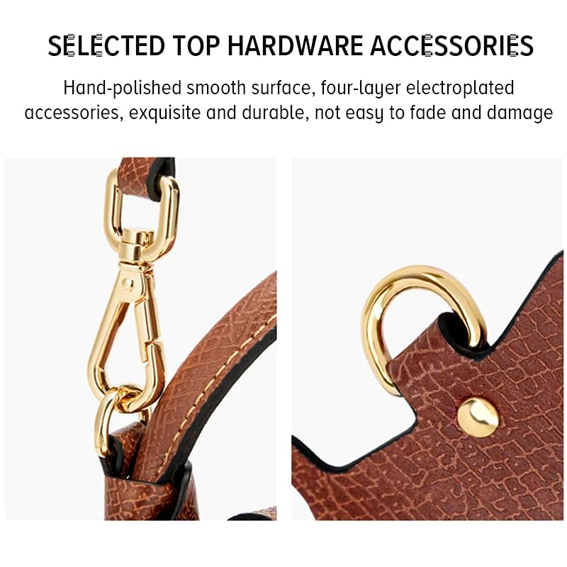 Image of Vachetta Leather Purse Strap Replacement for Longchamp Strap Kit