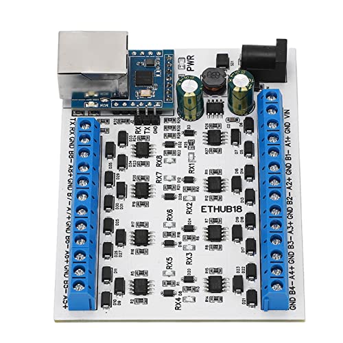Hub RJ45 à 8 RS485 LiebeWH : module concentrateur réseau anti-interférence