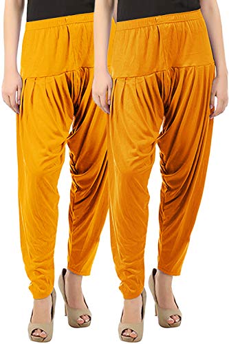 Image of Buy That Trendz Patiala Salwar for Women Relaxed Fit Viscose Patiyala Salwar Harem Bottom Pants