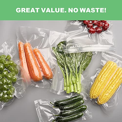 Vacuum Sealer Bags, 50 pack Quart Size 8\" x 12\" Vacuum Food Sealer Bags, Food sealer vacuum sealer bags, seal meal bags, Precut vacuum seal bags,Vacuum Seal Freezer Bags Sous Vide Bags, BPA Free - Thumbnail 2