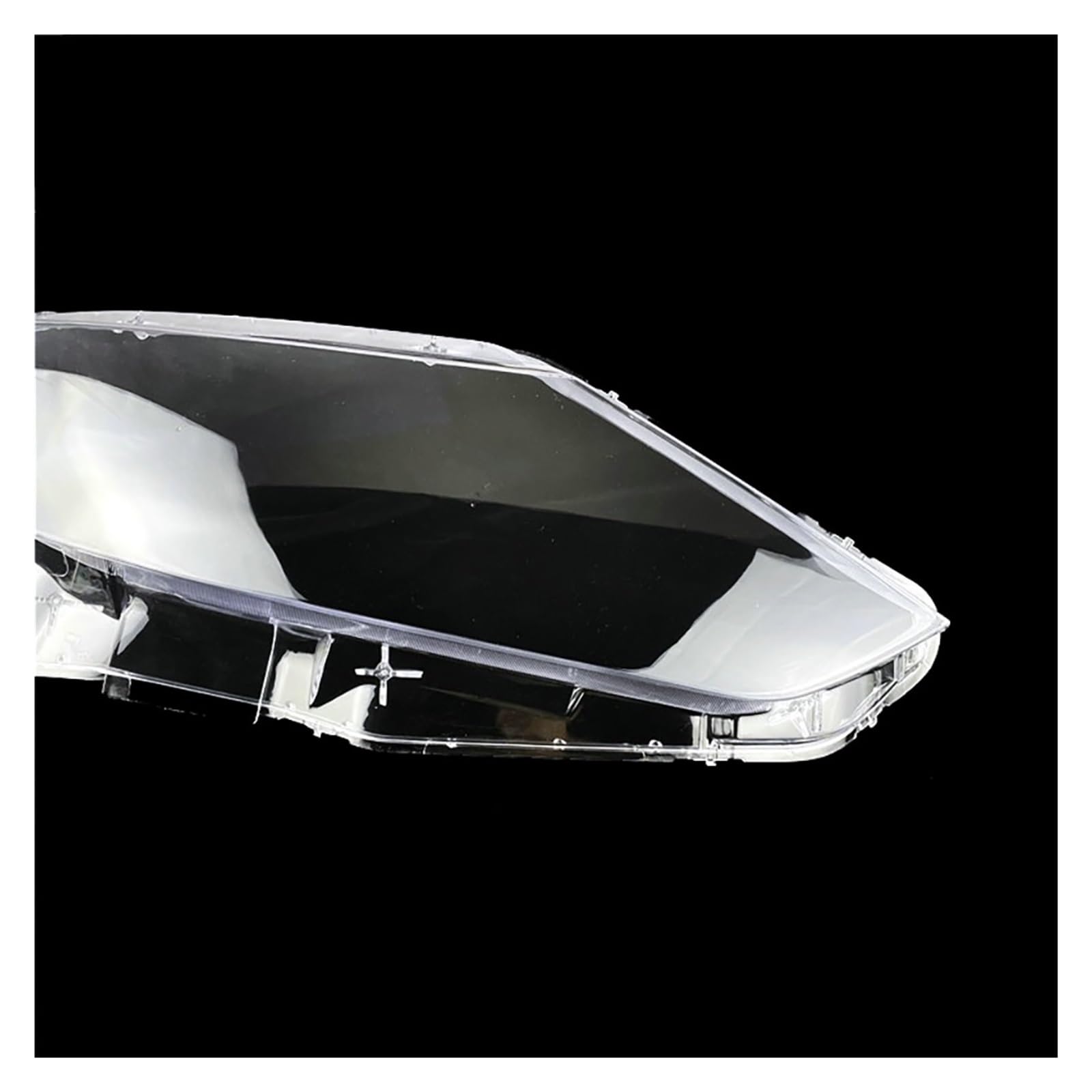Copertura for fari anteriori auto compatibile for Nissan Qashqai 2016 2017 2018 Paralume for fari auto Coprilampada Lente in vetro for fari anteriori(Left)