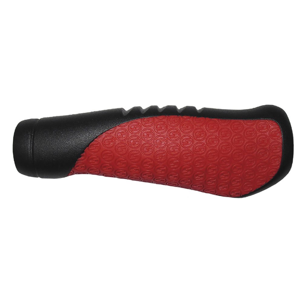 Sram MTB Comfort Grips - 133 mm, Black/Red