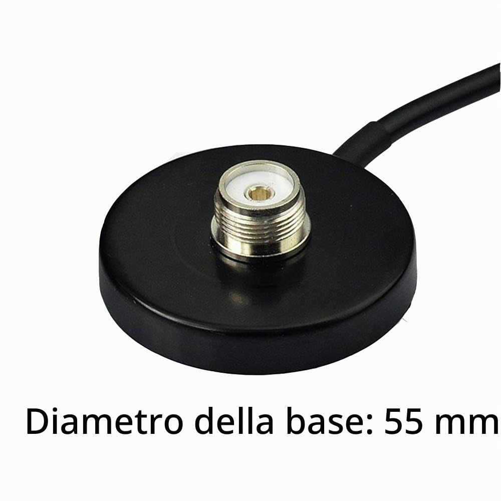 SO239 Supporto Magnetico Base UHF PL-259 Cavo Antenna Tetto o Tronco per radio mobili PL259 Connettore per Yaesu Kenwood Vertex Icom Mobile Radios