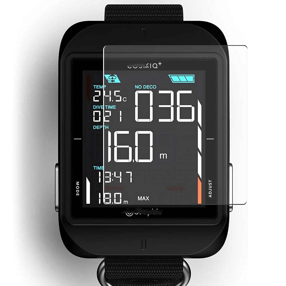 [3 Pack] Synvy Screen Protector Film, compatible with Deepblu Cosmiq Plus Watch Computer Guard Sticker [ Not Tempered Glass Protectors ]