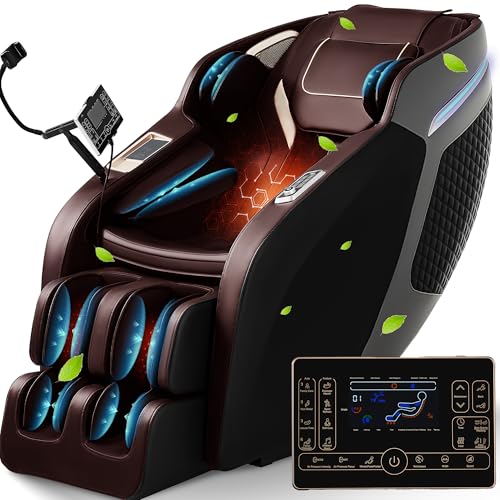 4D Massage Chair Full Body, Zero Gravity SL-Track Shiatsu Massage