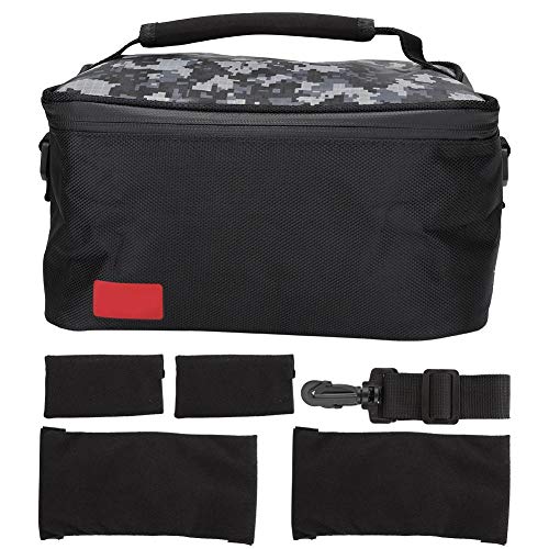 ASHATA Borsa di stoccaggio Portatile Multifunzionale per Macchine da Gioco a Tracolla con Maniglia e Tracolla, Organizer di Accessori per Host Switch, Gamepad, Cavo USB, ECC