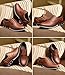 Men's Casual Dress Shoes Comfort, Fashion Dress Sneakers Men, Superior Soft Leather Mens Oxford Business Casual Shoe Brown, Size 14