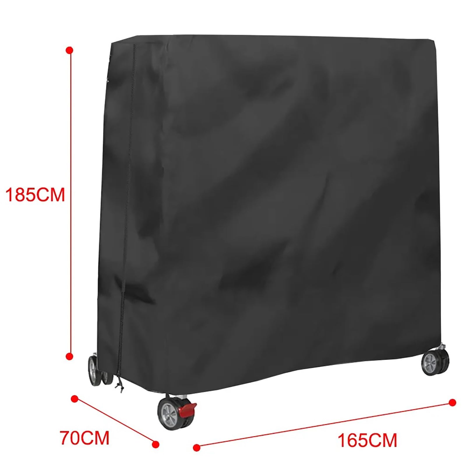 NEWFUN copertura tavolo ping pong, copertura tavolo ping pong esterno, copri ping pong esterno, Impermeabile, adatto per tavoli da ping pong all'aperto e al coperto, 165*70*185 CM