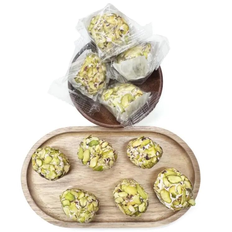 NY Spice Shop Nougat Green with Pistachios - 1 Pound Middle Eastern Nougat Nuts