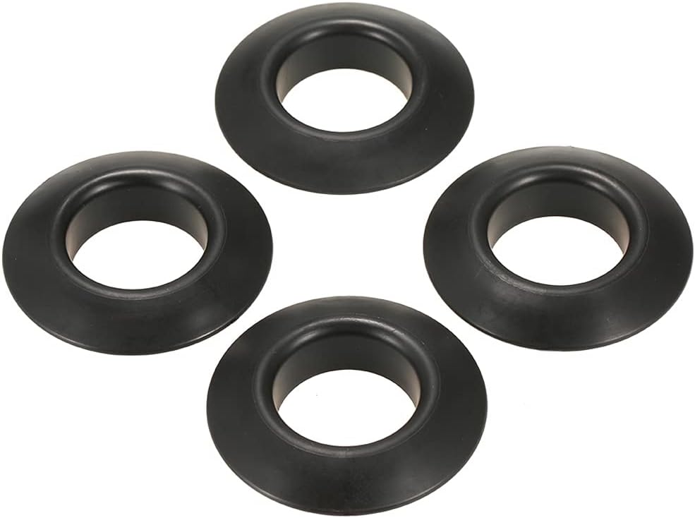 Teensery 8 Pcs Kayak Paddle Drip Rings Plastic Canoe Paddle Drip Rings Paddle Accessories for Kayak and Canoe Paddles, Black