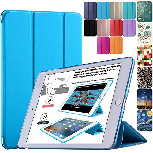 Image of DuraSafe Cases iPad PRO 10.5 Inch 2017 Air 10.5 3rd Generation 2019 [ Air 3 ] MQF12HN /A MQEY2HN /A MQF22HN /A MQF02HN /A Slim Lightweight Protective PC Dual Angle Stand Cover - Blue