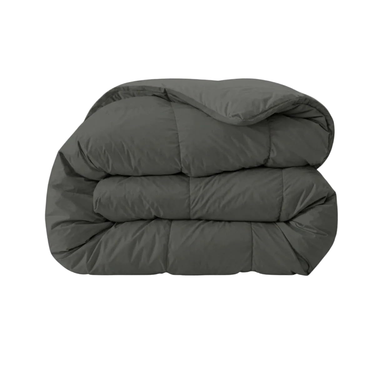 Zelesta® Comfort Uni 2-in-1 4-Jahreszeiten Ganzjahresbettdecke ohne Bezug – Bett in 10 Sek, Temperaturregulierend, Waschbar 40°C, Atmungsaktiv, Milbendicht, Mikrofaser (Anthrazit, 140x200cm)