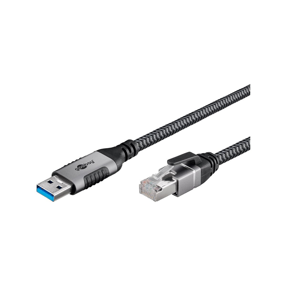 Goobay 1m Câble USB-C Vers RJ45 Ethernet CAT 6 Pour Une Connexion Internet Filaire Stable Avec Routeur/modem/commutateur Réseau/remplace L’adaptateur...