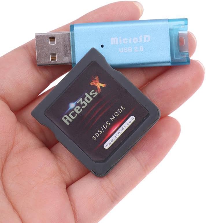 High-Performance Game Cartridge Ace3ds x+ Card Reader Game,DS Card for ACE3DS Plus NDS 3Dsll Super Combo Cartridge