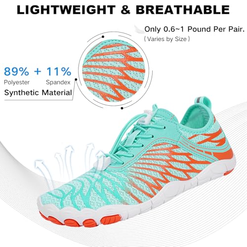 Image of Hike Barefoot Shoes for Women Men Non-Slip Breathable Walking Shoes Wide Toe Box Comfortable Athletic Footwear