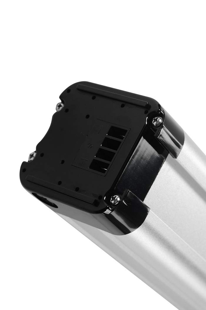 SEASON Ebike Akku 24V 10.4Ah Li-ion Akku Sitzrohr Batterie in Silber OHNE Ladegerät für u.a. Trio Phylion MiFa Rex