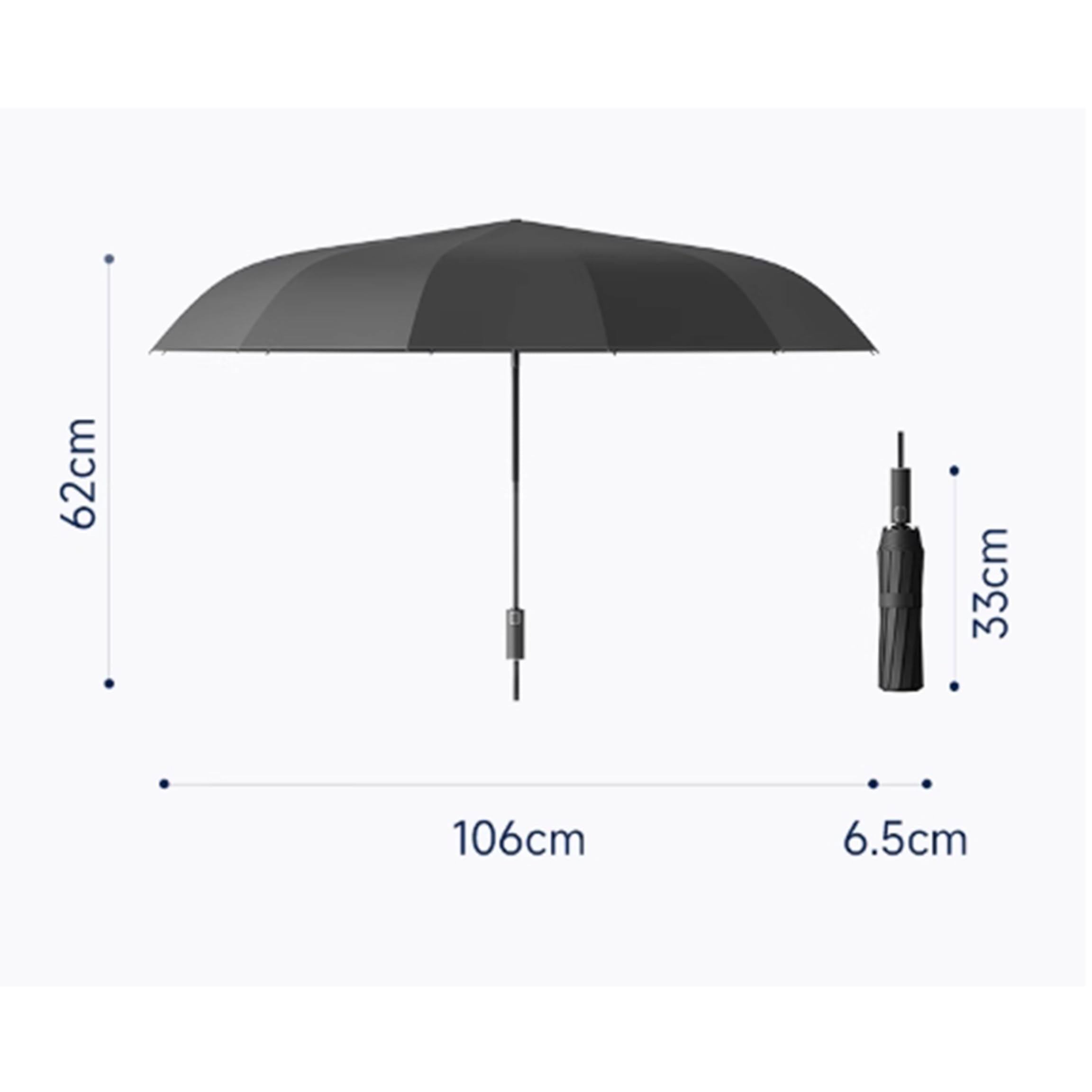 Parapluies de voyage coupe-vent pour pluie - Parapluies miniatures compacts premium à 60 nervures pour voyager, ouverture et fermeture automatiques faciles avec cadre en fibre de verre