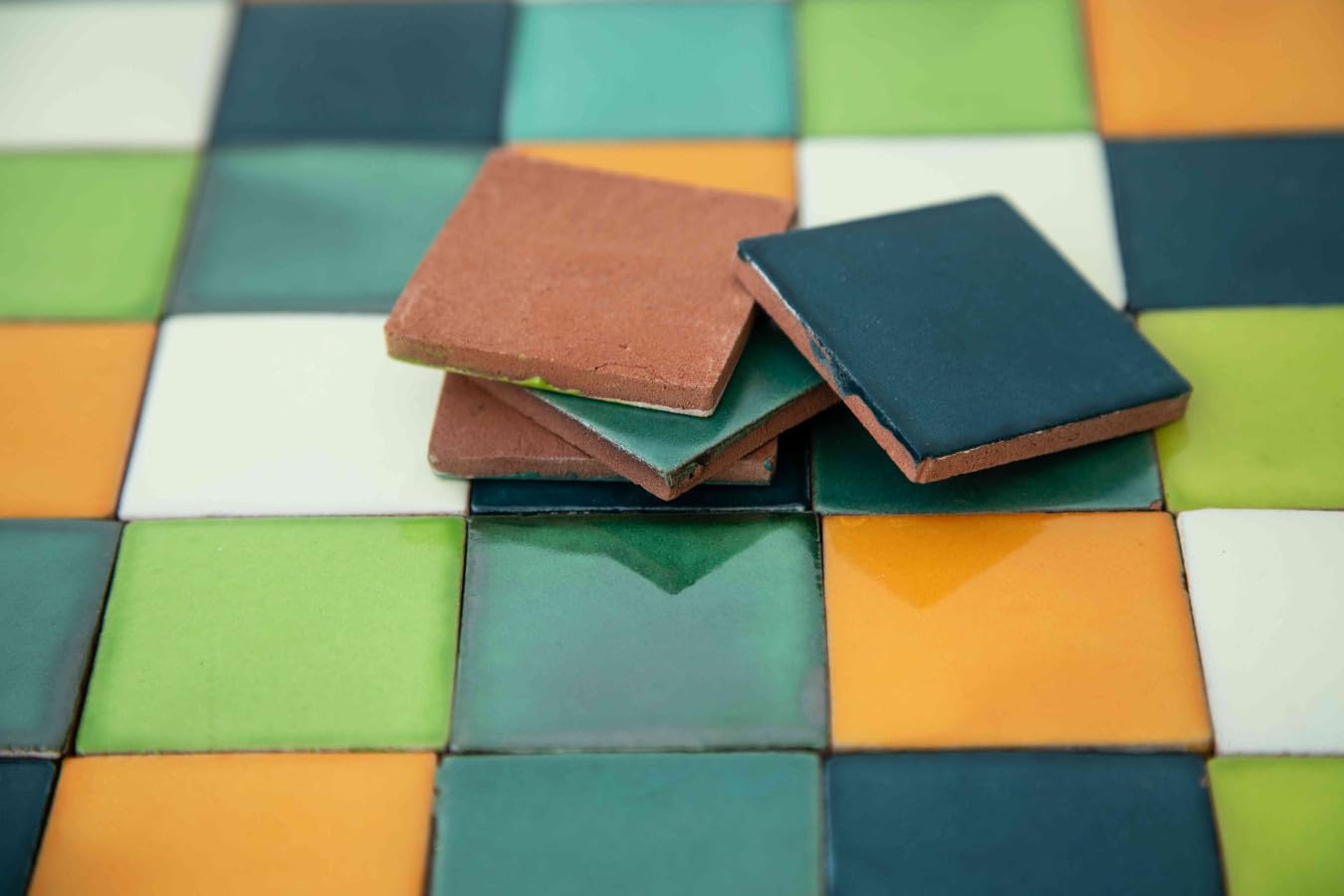 Azulejos de colores mexicanos de cerámica Verdito - Mosaico de cerámica mexicana, mosaico de cerámica mexicana para cocina, baño, ducha, pared posterior de la cocina, un paquete de 120 azulejos 5 x 5