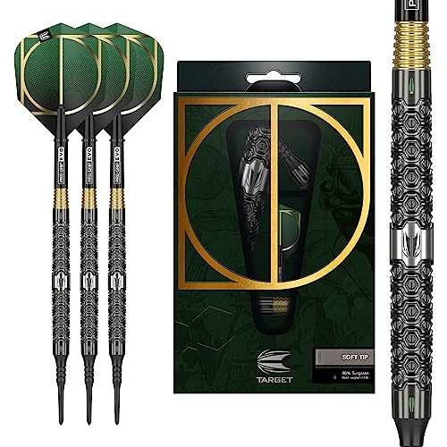Fléchettes Target Darts Cult à pointe plastique en tungstène 90% avec grip haute adhérence