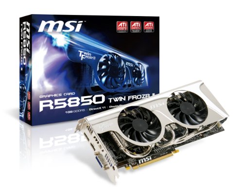 MSI TWIN FROZR II Radeon HD 5850 1 GB Video Card (R5850 Twin Frozr