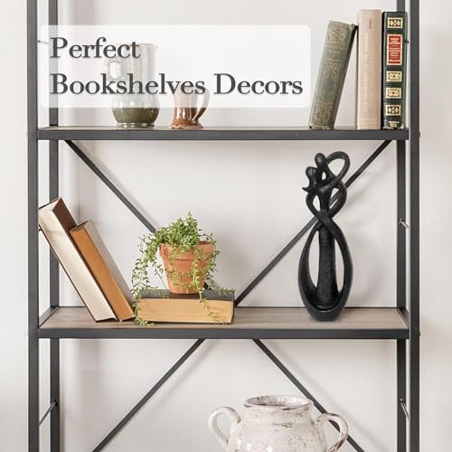 Resin Couple Modern Sculptures Home Decor Romantic Gift for Weddings Valentine's Day and Anniversaries Decoration Figurine for Girlfriend, Bridal Shower, Engagement - Image 3