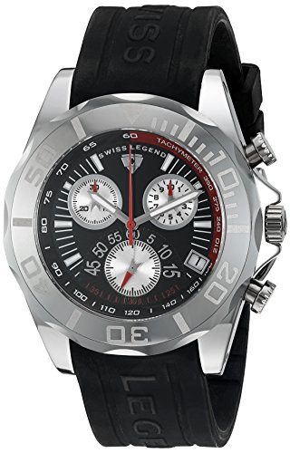 Swiss Legend Men's 18010-01 Tungsten Chronograph Black Dial Watch #TOP18