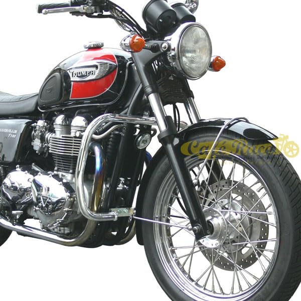 Paramotore cromato compatibile con Triumph Bonneville 2001-2017