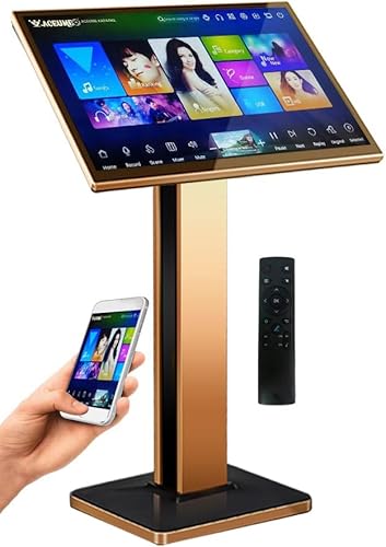 TSRPLUS71-6TB HDD 112K Canciones DVD chino+Inglés VCD DVD+DVD vietnamita, 22" tres en uno pantalla táctil Karaoke Player,