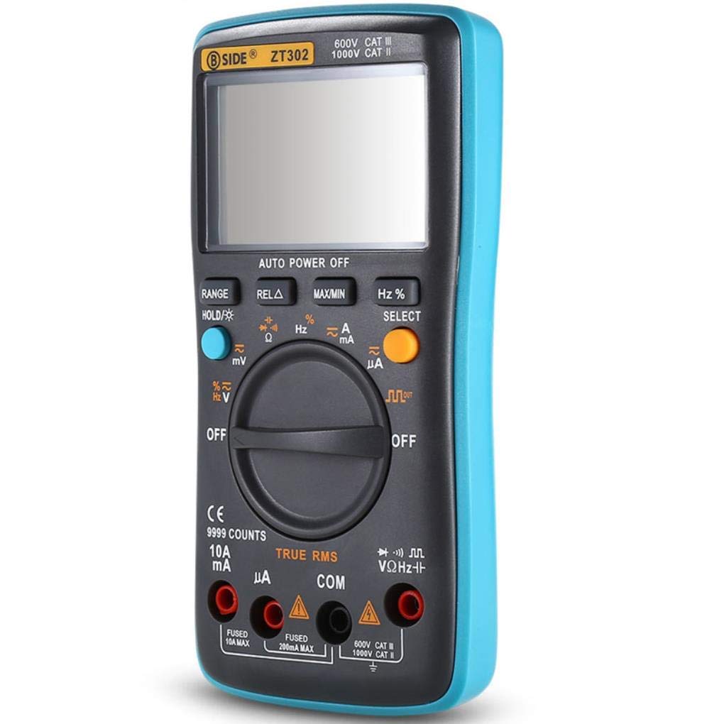 ZT302 True RMS Digital Multimetr 9999 Liczba wielofunkcyjna Tester temperatury napięcia AC/DC DMM Do laboratorium