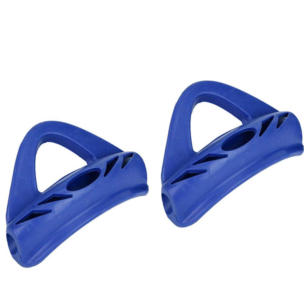 so Swimming Fins Heel Rubber Shoe Lace, Heel Strap for Swim/Dive Fins Accessory (Black)(Blue)