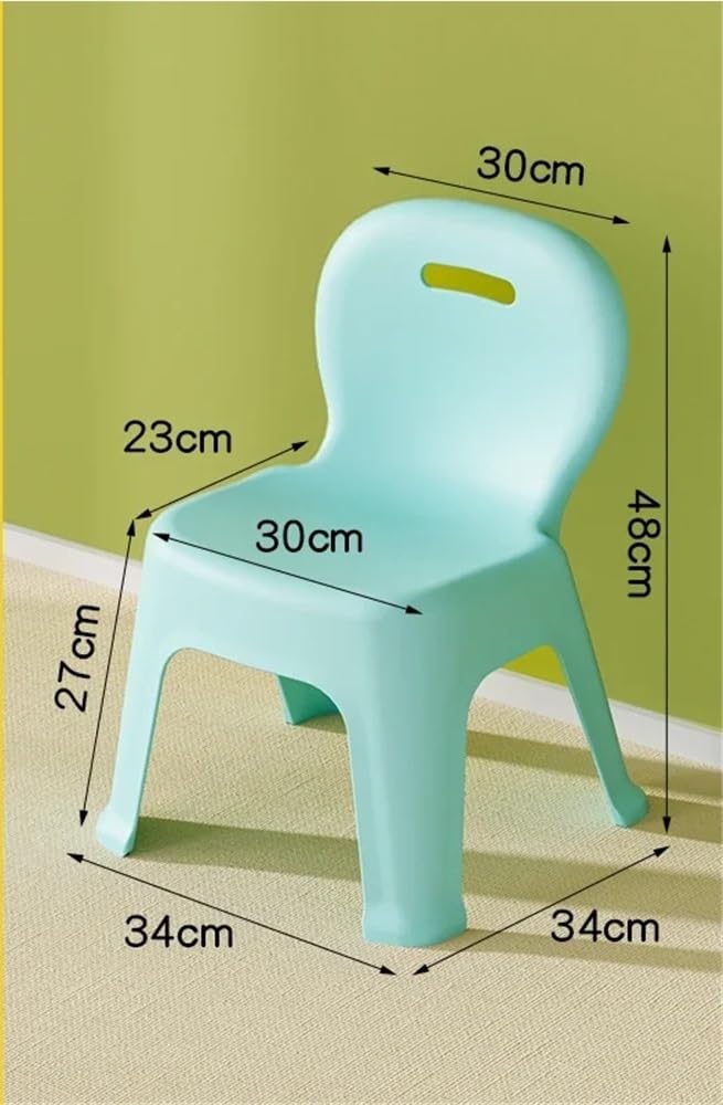 Sedia multifunzionale in plastica premium Sedia da esterno for interni Sedia da soggiorno Sedia da camera da letto Resistente e confortevole Adatta for soggiorno, ristorante, studio, attività all'aper
