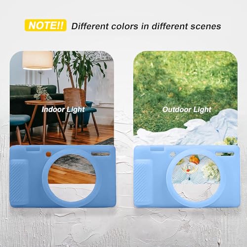 Funda de silicona Leayjeen para cámara Sony ZV1 Negro miniatura 4