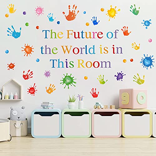 Colorful-Inspirational-Quotes-Wall-Decals-Vinyl-Paint-Splatter-Handprint-Wall-Stickers-Motivational-Sticker-Positive-Saying-Wall-Decals-for-Classroom-School-Kids-Bedroom-Playroom-Nursery-Wall-Decor
