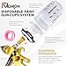 Fulchron HVLP Spray Gun with 1.4/1.7/2.0/2.5/3.0mm 5 Nozzles, Air Spray Paint Gun W/10Pcs 600CC Disposable Paint Mixing Cups and Lids, Automotive Gravity Feed Paint Gun Kit for Car Painting (Gold)