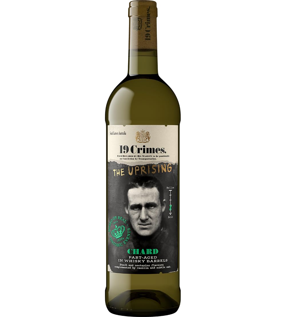 19 Crimes The Uprising White Wine, 75cl,packaging and alcohol content may vary