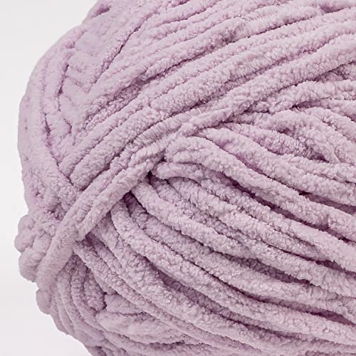 Image of Crafted By Catherine Blanket Solid Yarn - 4 Pack (213 Yards Each Skein), Lilac, Gauge 6 Super Bulky