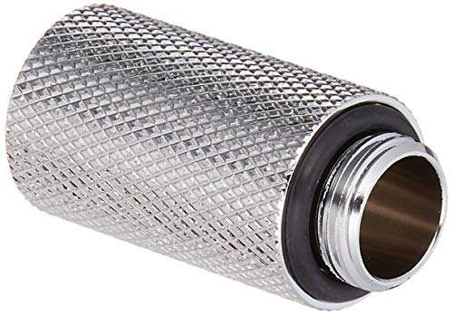 Bitspower Bitz Power G1/ 4 in. Shining Ig1/ 4 Extender 30mm Silver BP-WTP-C63