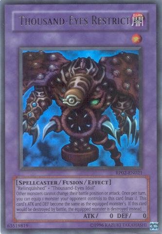Amazon.com: Yu-Gi-Oh! - Thousand-Eyes Restrict (RP02-EN021 