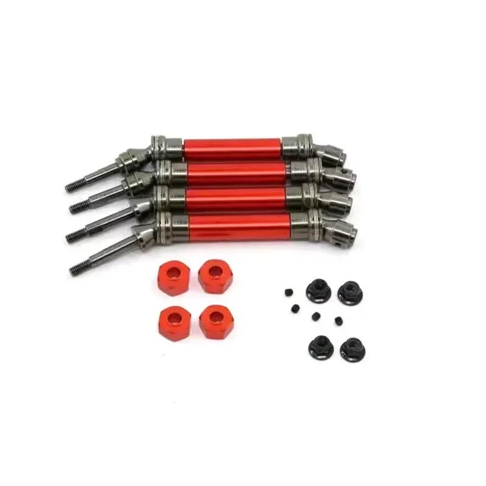 para SCX24 para Traxxas para 4X4 para Stampede para VXL 2WD 6851R 6852R 6851X 1/10 RC Car Matel Eje Transmisión CVD Piezas Delantero Trasero Repuestos